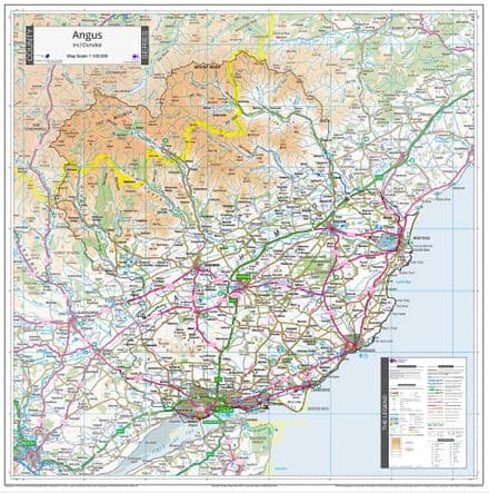 County Map of Angus - 2024