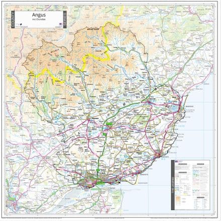 County Map of Angus - 2026