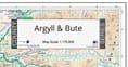 County Map of Argyll & Bute - 2024