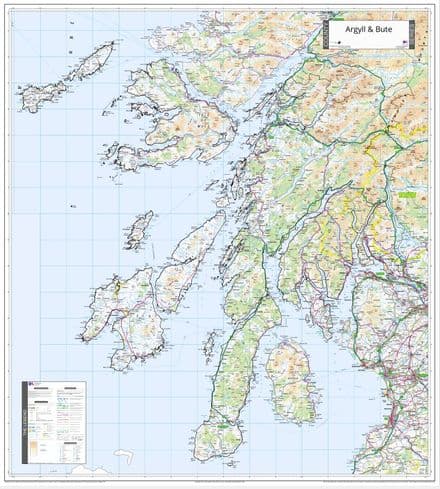 County Map of Argyll & Bute - 2026