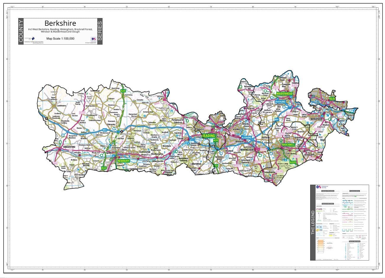 County Map Of Berkshire White Background County Map Of Berkshire White Background