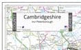 County Map of Cambridgeshire - 2026