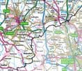 County Map of Cheshire incl Greater Manchester - 2026