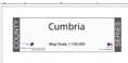 County Map of Cornwall - White Background