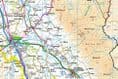 County Map of Cumbria - 2026