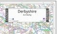 County Map of Derbyshire - 2026