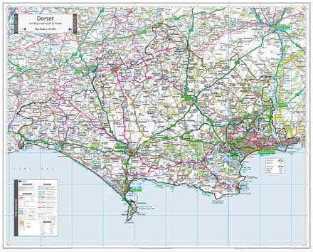 County Map of Dorset - 2024