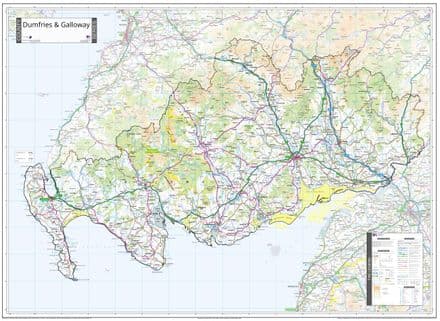 County Map of Dumfries & Galloway - 2026