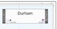 County Map of Durham - 2026