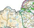 County Map of Durham - White Background