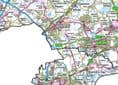 County Map of Essex - White Background