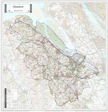 County Map of Flintshire