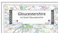 County Map of Gloucestershire - 2026