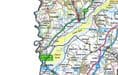 County Map of Gloucestershire - White Background