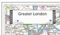 County Map of Greater London - 2026