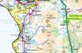 County Map of Gwynedd - 2024