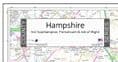 County Map of Hampshire - 2026