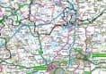 County Map of Herefordshire, Worcestershire & Gloucestershire - Special Sheet - 2024