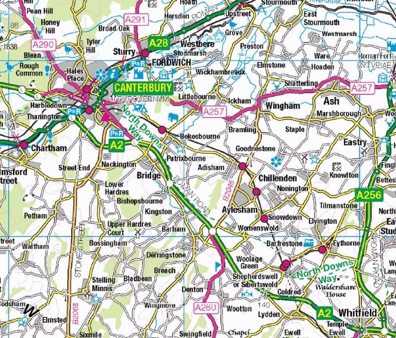 County Map of Kent - 2026