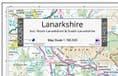 County Map of Lanarkshire - 2024