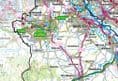 County Map of Lanarkshire - 2024