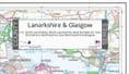 County Map of Lanarkshire & Glasgow - 2026