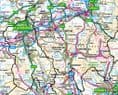 County Map of Lancashire Incl. Greater Manchester & Liverpool - 2026