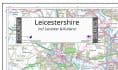 County Map of Leicestershire - 2026