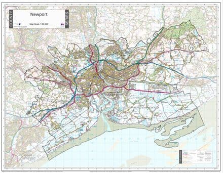 County Map of Newport City