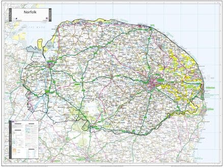 County Map of Norfolk - 2026