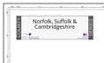 County Map of Norfolk, Suffolk & Cambridgeshire - Special Sheet - 2025 - White Background