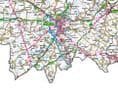 County Map of Norfolk, Suffolk & Cambridgeshire - Special Sheet - 2025 - White Background
