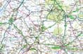 County Map of Norfolk, Suffolk & Cambridgeshire - Special Sheet - 2026