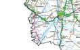 County Map of Norfolk- White Background