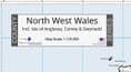 County Map of North West Wales - 2024
