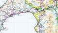County Map of North West Wales - 2024