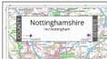 County Map of Nottinghamshire - 2026