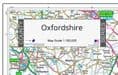 County Map of Oxfordshire - 2024