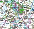 County Map of Oxfordshire - 2024