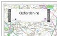 County Map of Oxfordshire - 2026