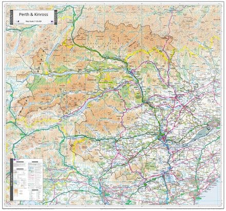 County Map of Perth & Kinross - 2024