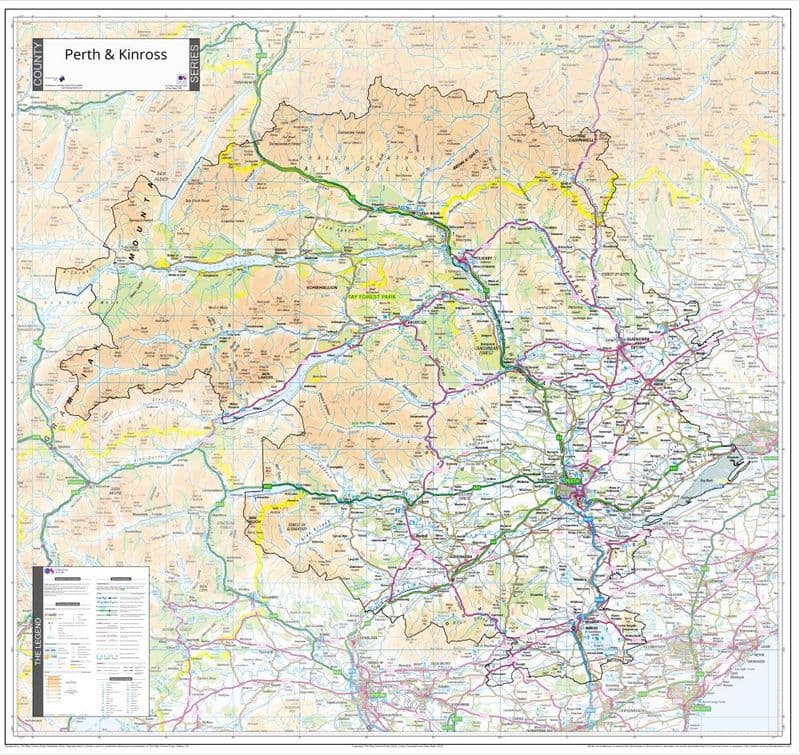 County Map of Perth & Kinross - 2026