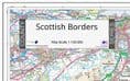 County Map of Scottish Borders - 2024