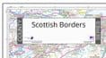County Map of Scottish Borders - 2026