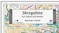 County Map of Shropshire - 2024
