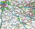 County Map of Shropshire - 2024