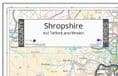 County Map of Shropshire - 2026