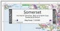 County Map of Somerset - 2024