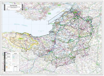 County Map of Somerset - 2026