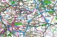 County Map of South Yorkshire - 2026